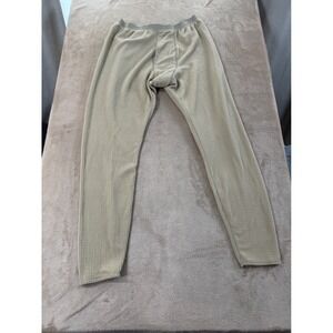 Peckham US Army ECWCS Gen III Midweight Drawers Mens size L Tan Cold Weather EUC